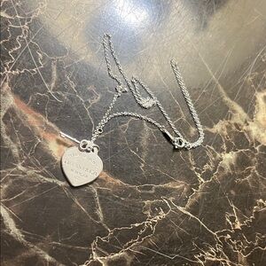 Silver Heart Pendant Necklace